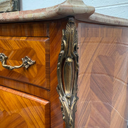 Louis XV Style Kingwood Secretaire a Abattant With Drop Front Writing Bureau