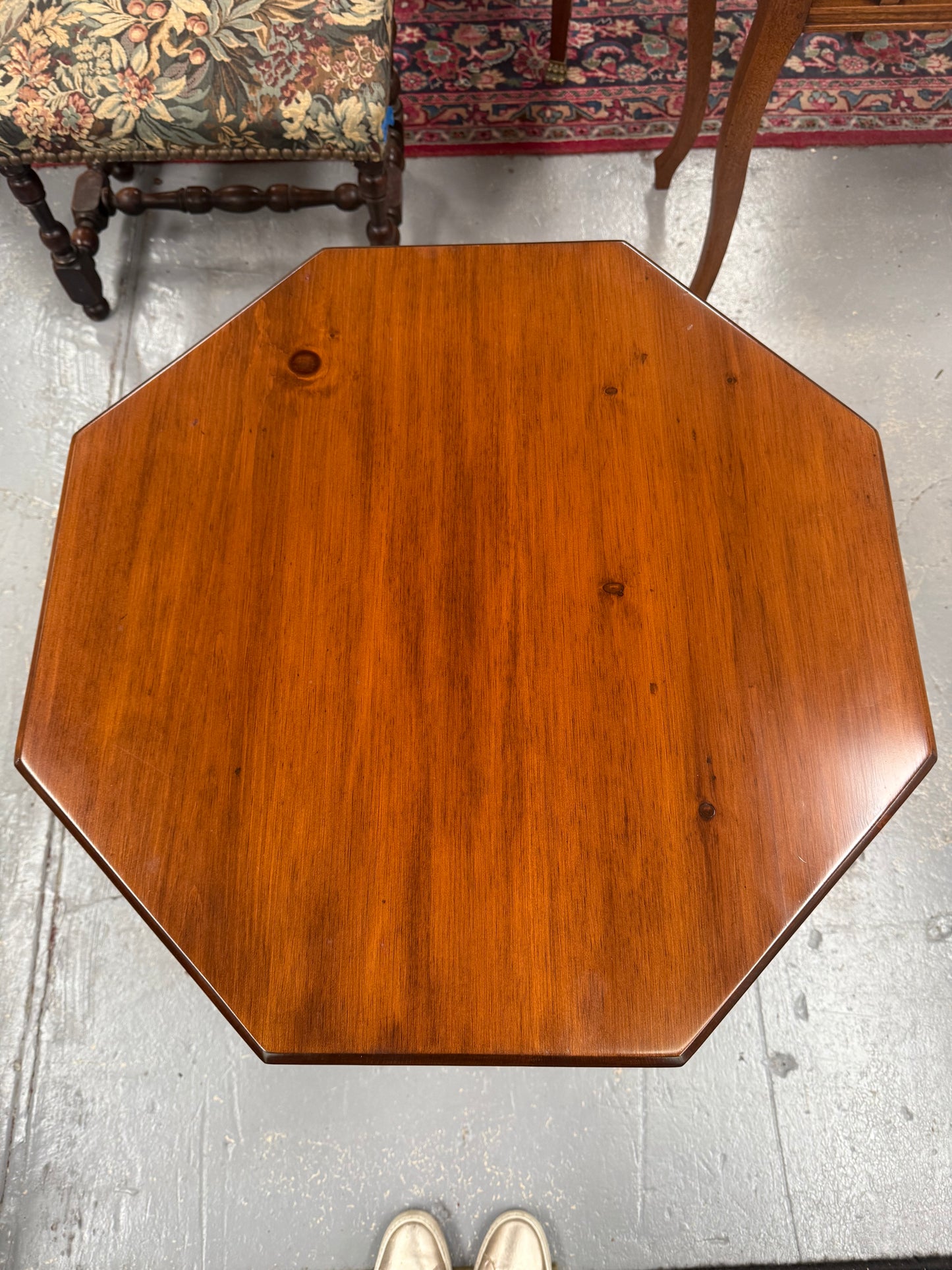 Edwardian Octagonal Topped Occasional Table