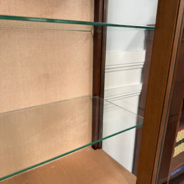 Very Attractive French Louis XVI Style Parquetry Inlay Vitrine