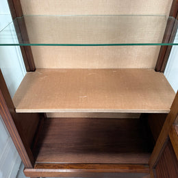 Very Attractive French Louis XVI Style Parquetry Inlay Vitrine