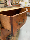 French 2 Drawer Commode With Marquetry Inlay & Marble Top | Antique & Vintage | Moonee Ponds Antiques | Australia Wide Delivery