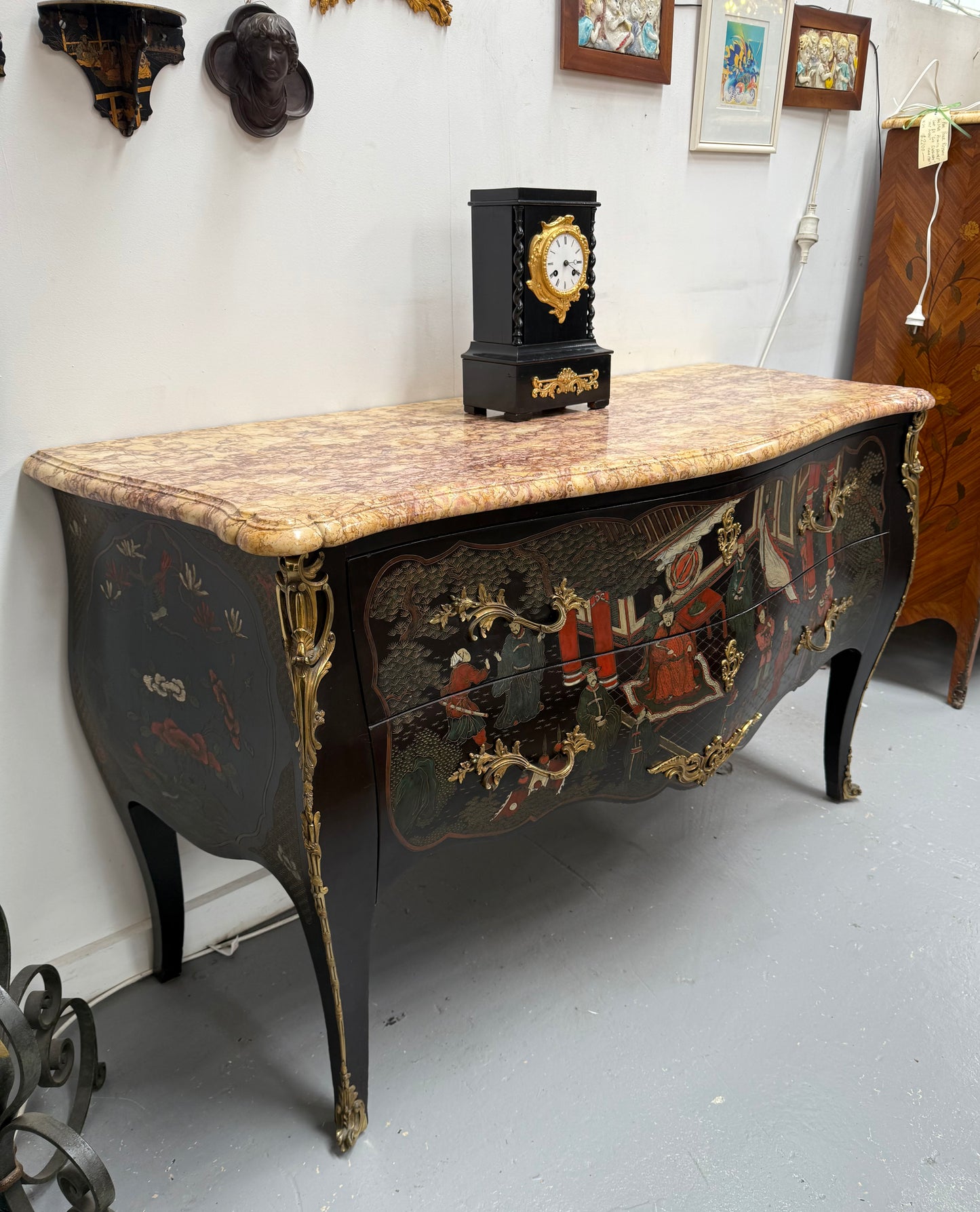 Outstanding French 19th Cent. Chinoiserie Style Commode