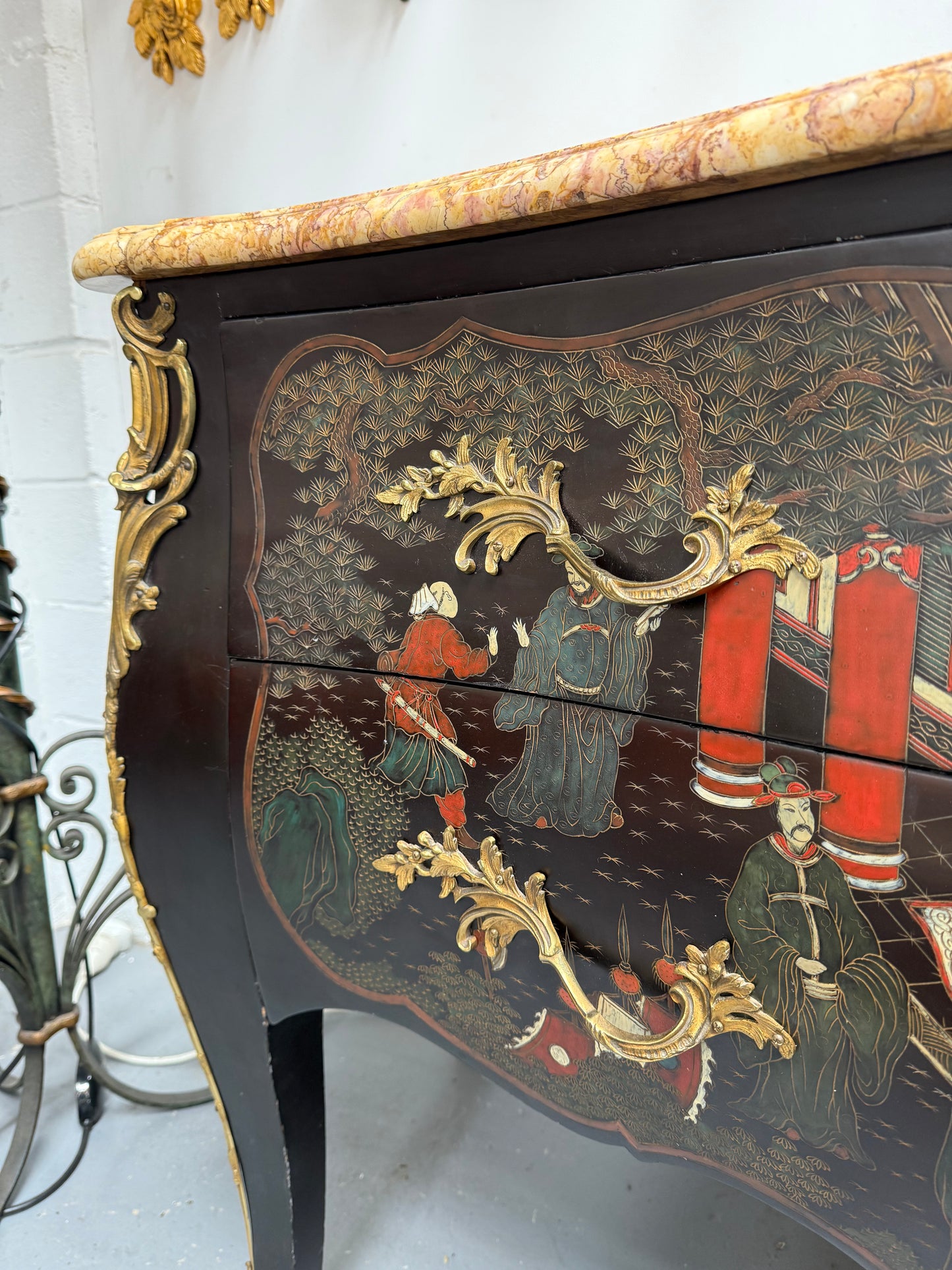 Outstanding French 19th Cent. Chinoiserie Style Commode