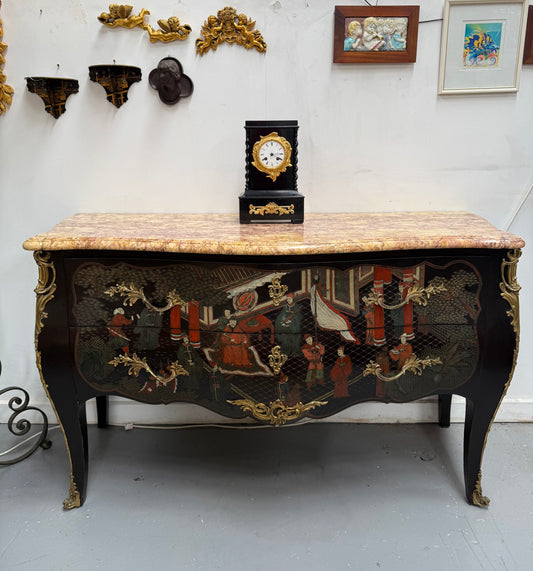 Outstanding French 19th Cent. Chinoiserie Style Commode