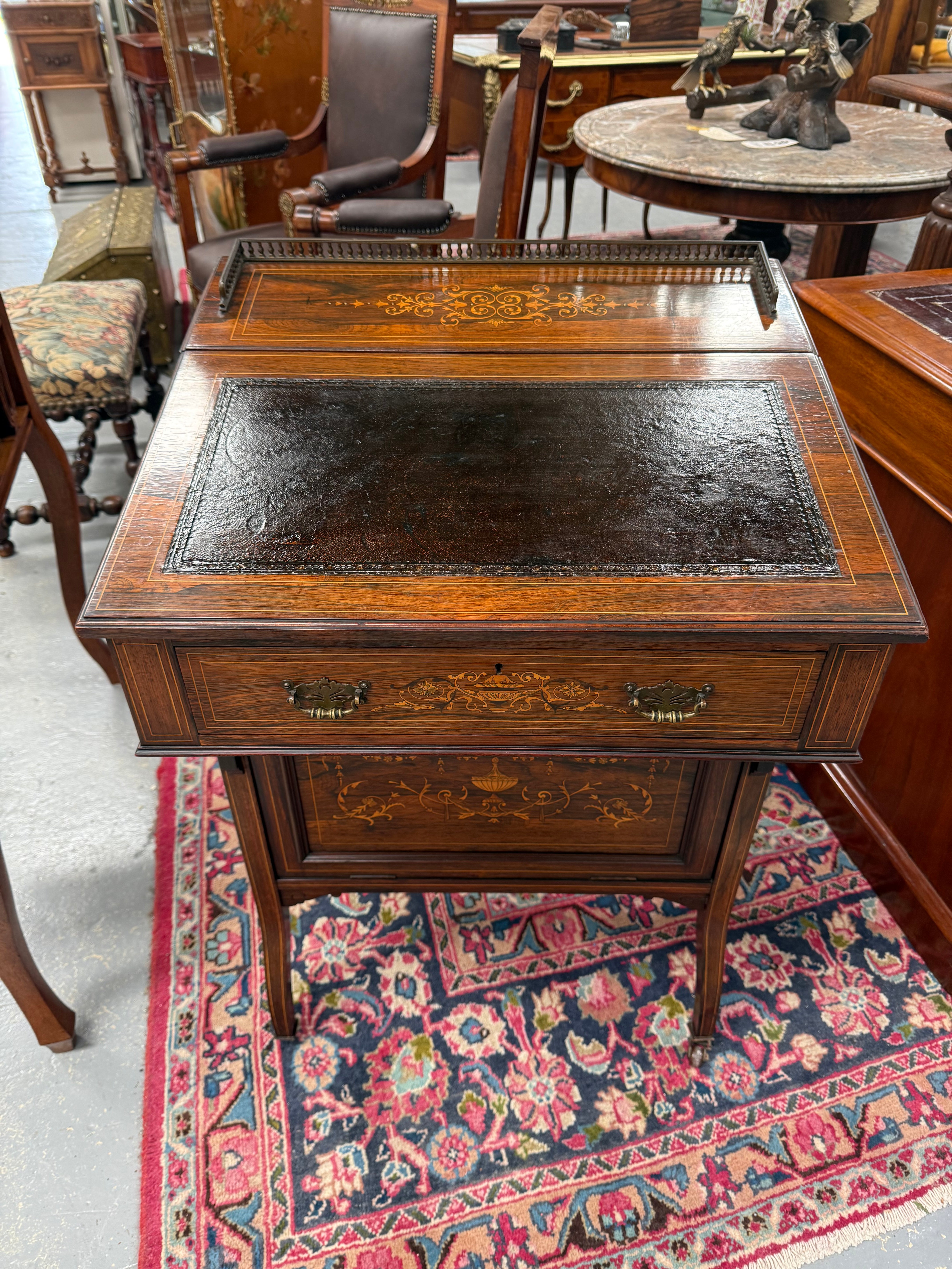 Edwardian Metamorphic Davenport | Antique & Vintage | Moonee Ponds Antiques | Australia Wide