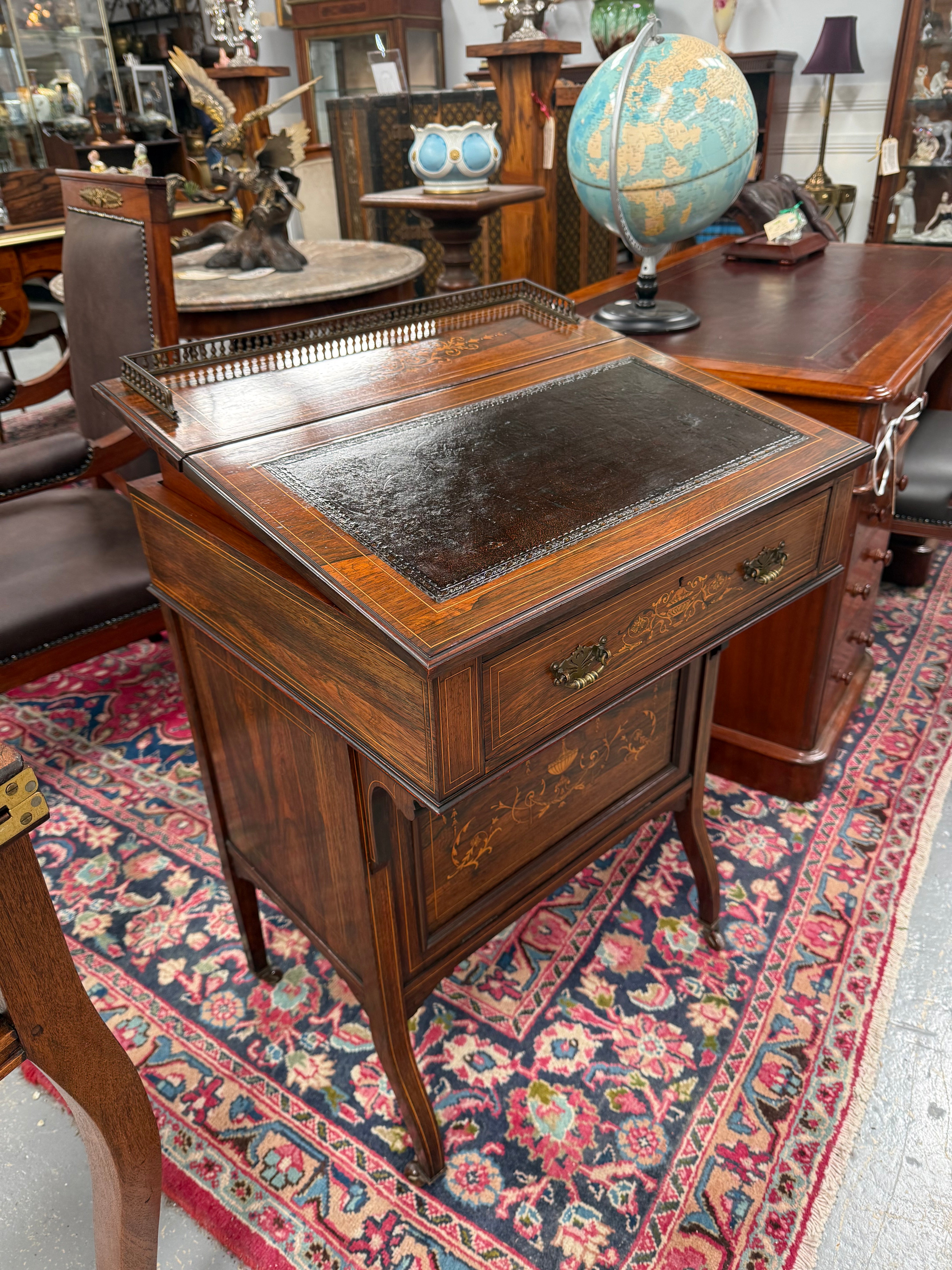 Edwardian Metamorphic Davenport | Antique & Vintage | Moonee Ponds Antiques | Australia Wide