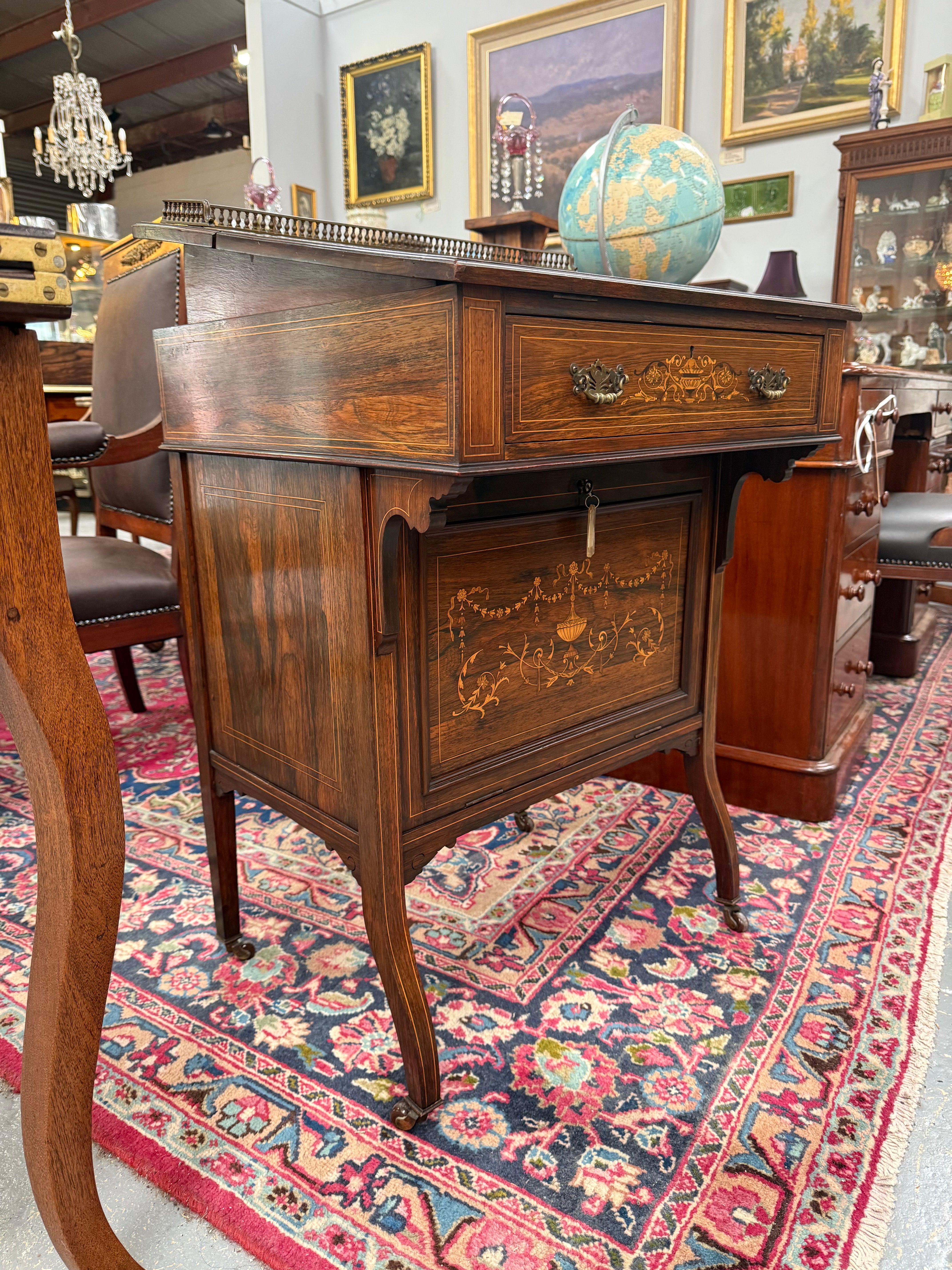 Edwardian Metamorphic Davenport | Antique & Vintage | Moonee Ponds Antiques | Australia Wide