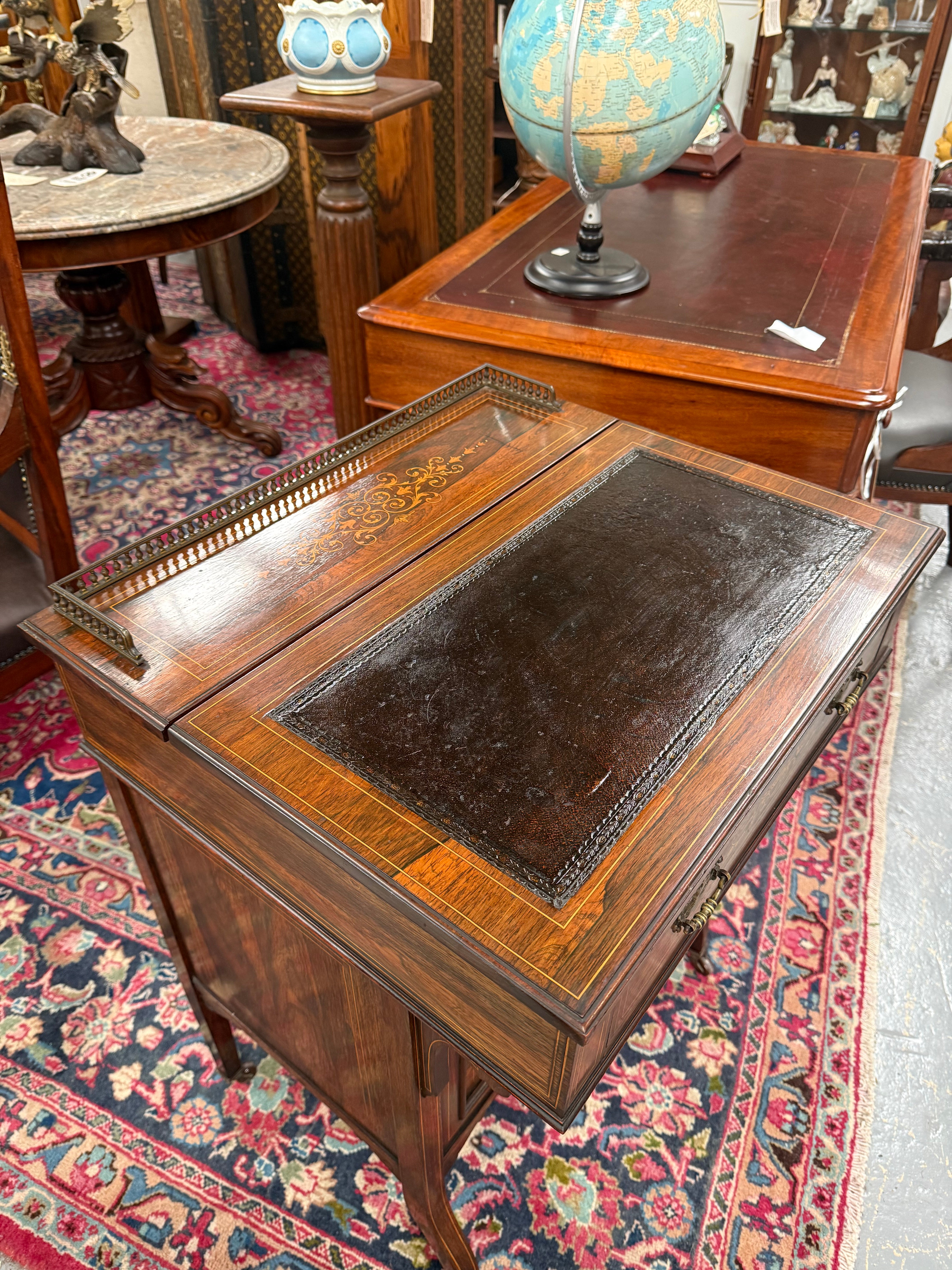 Edwardian Metamorphic Davenport | Antique & Vintage | Moonee Ponds Antiques | Australia Wide