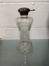 Rare Edwardian Single Bottle Tantalus With Key Silver Plated Top | Antique & Vintage | Moonee Ponds Antiques | Australia Wide Delivery