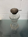 Rare Edwardian Single Bottle Tantalus With Key Silver Plated Top | Antique & Vintage | Moonee Ponds Antiques | Australia Wide Delivery