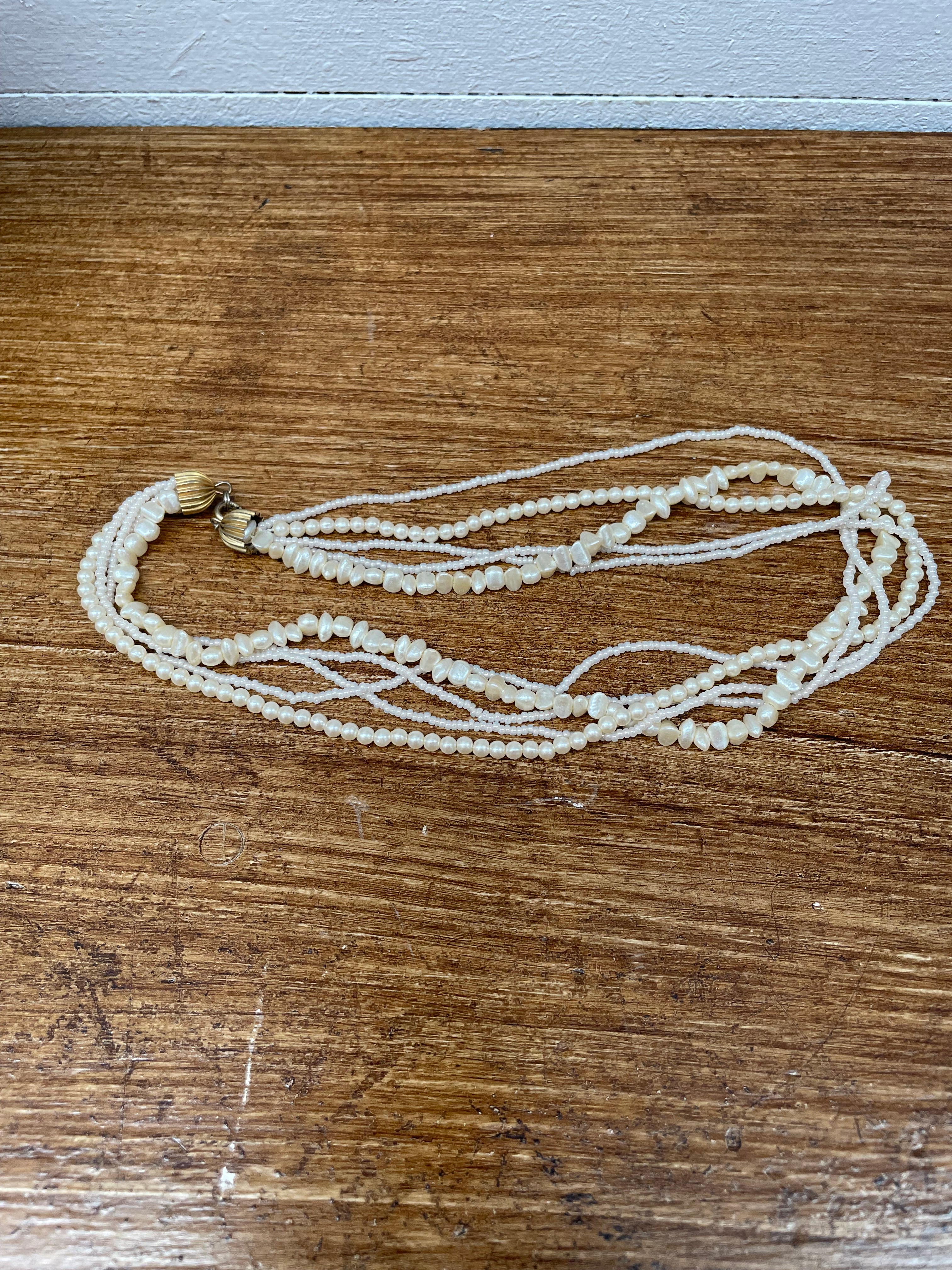 Vintage Pearl & Seed Pearl Necklace | Antique & Vintage | Moonee Ponds Antiques | Australia Wide Delivery