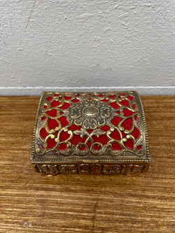 Vintage Italian Gilt Metal Trinket Box | Antique & Vintage | Moonee Ponds Antiques | Australia Wide Delivery
