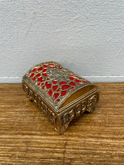 Vintage Italian Gilt Metal Trinket Box | Antique & Vintage | Moonee Ponds Antiques | Australia Wide Delivery