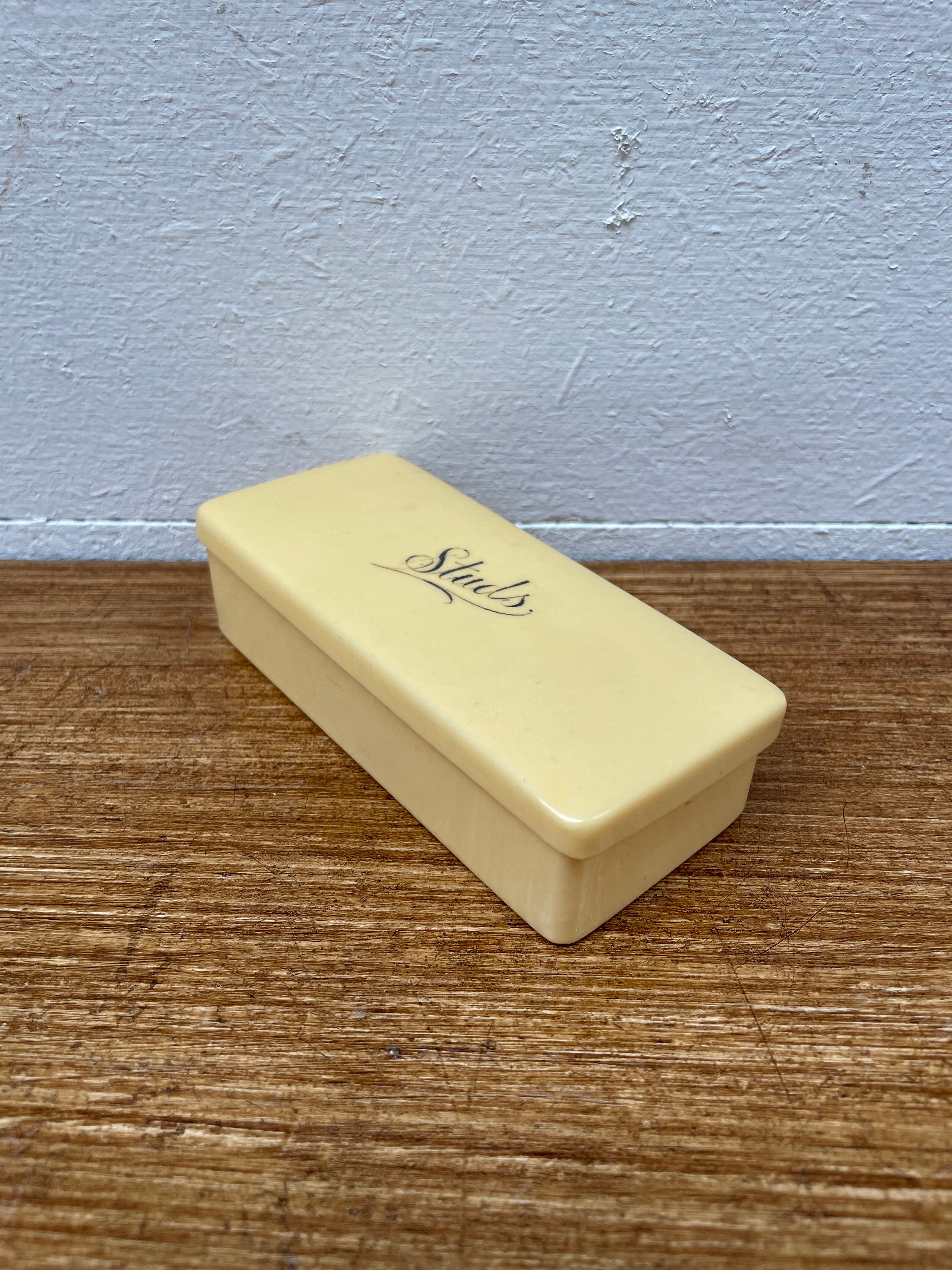 Vintage Xylonite Studs Box | Antique & Vintage | Moonee Ponds Antiques | Australia Wide Delivery