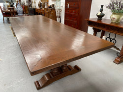 Vintage French Elm Farmhouse Style Dining Table | Antique & Vintage | Moonee Ponds Antiques | Australia Wide Delivery