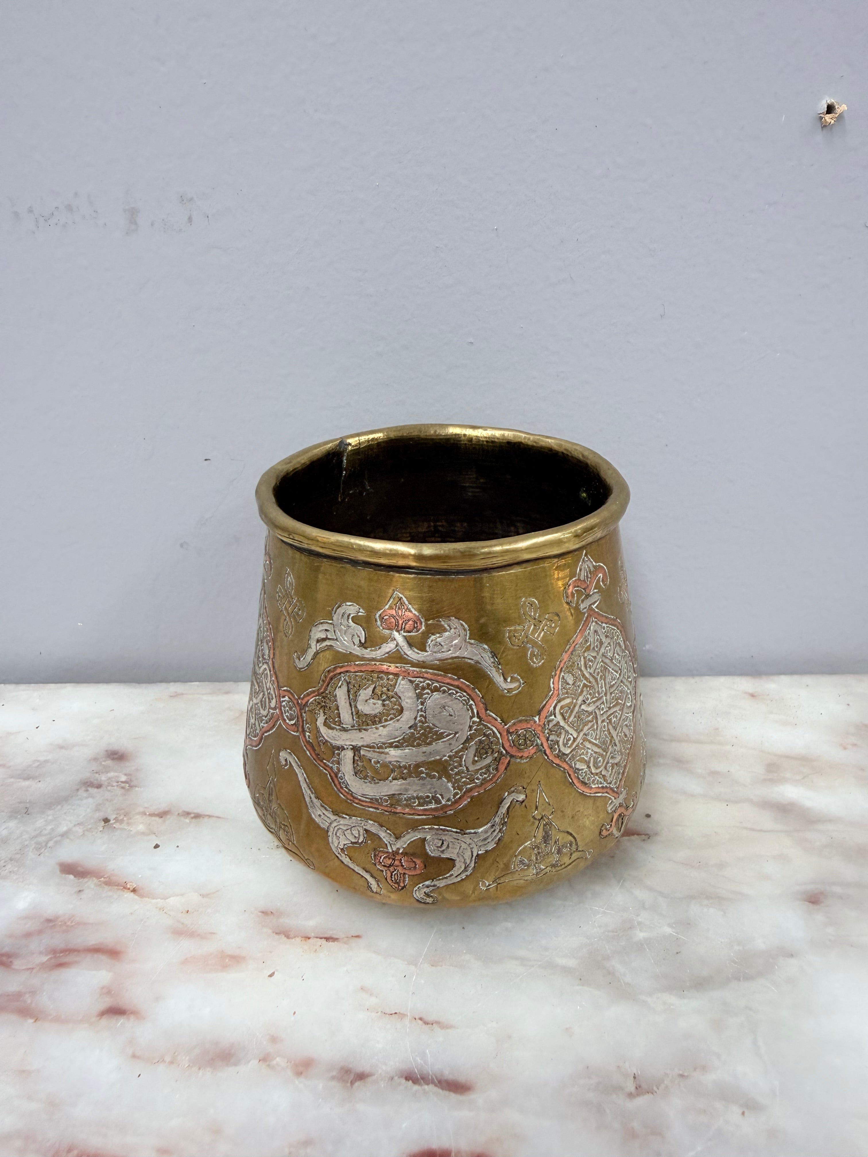 Antique 19th Century Damascus Ware Pot/Vase | Antique & Vintage | Moonee Ponds Antiques | Australia Wide Delivery