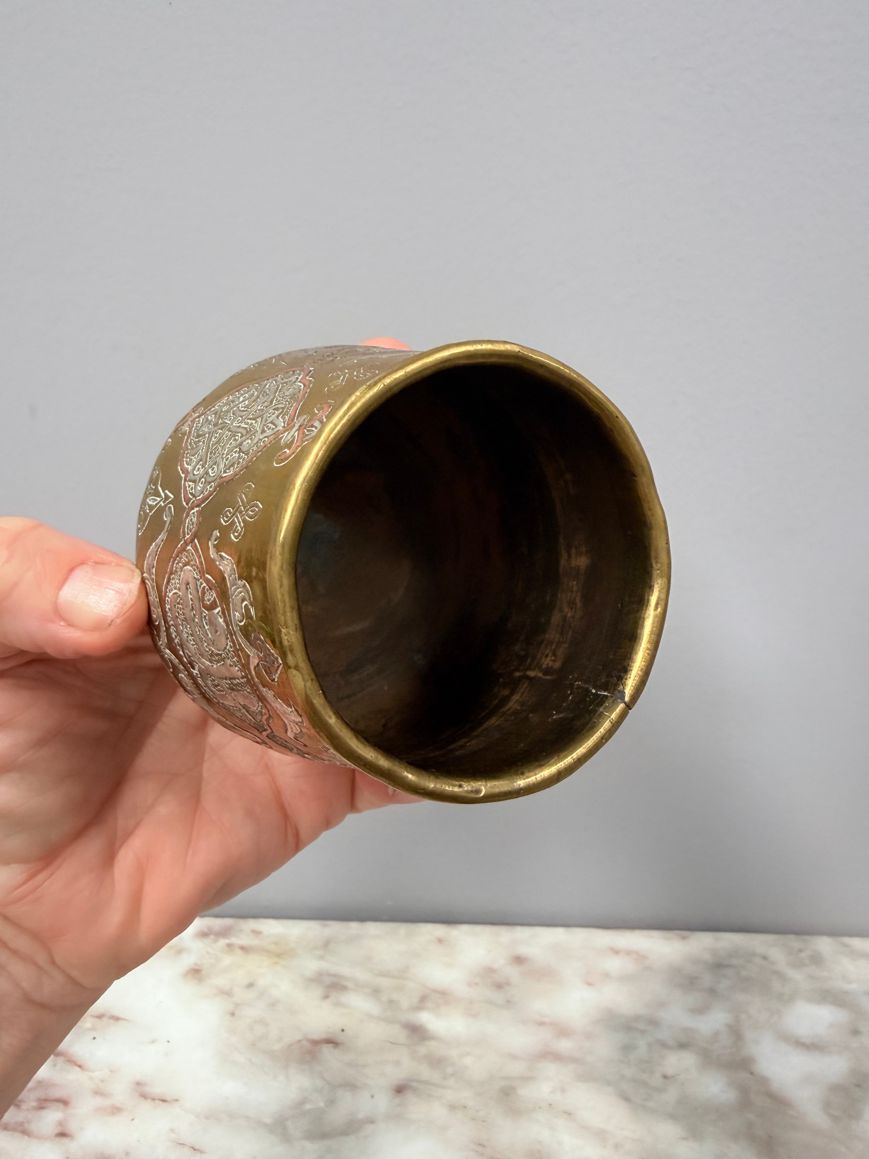 Antique 19th Century Damascus Ware Pot/Vase | Antique & Vintage | Moonee Ponds Antiques | Australia Wide Delivery