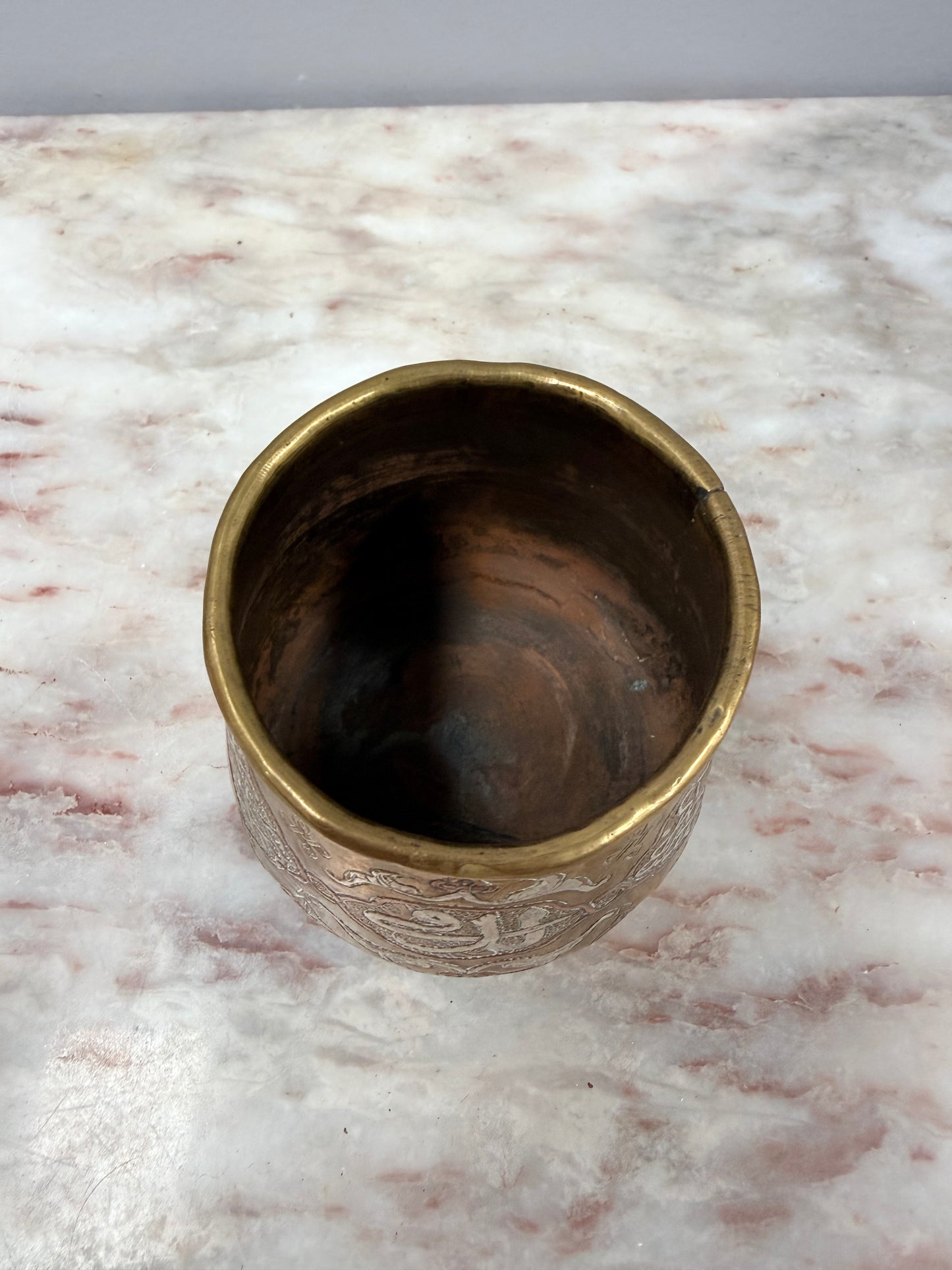 Antique 19th Century Damascus Ware Pot/Vase