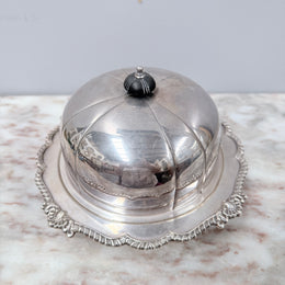 Quality "Harrison Brothers" Silver Plated Muffin / Warming Dish & Cover