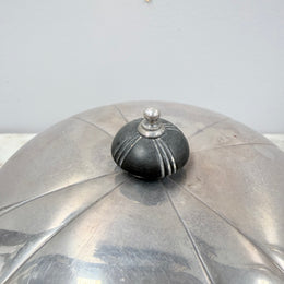 Quality "Harrison Brothers" Silver Plated Muffin / Warming Dish & Cover