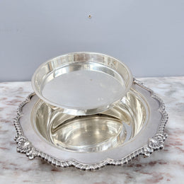 Quality "Harrison Brothers" Silver Plated Muffin / Warming Dish & Cover