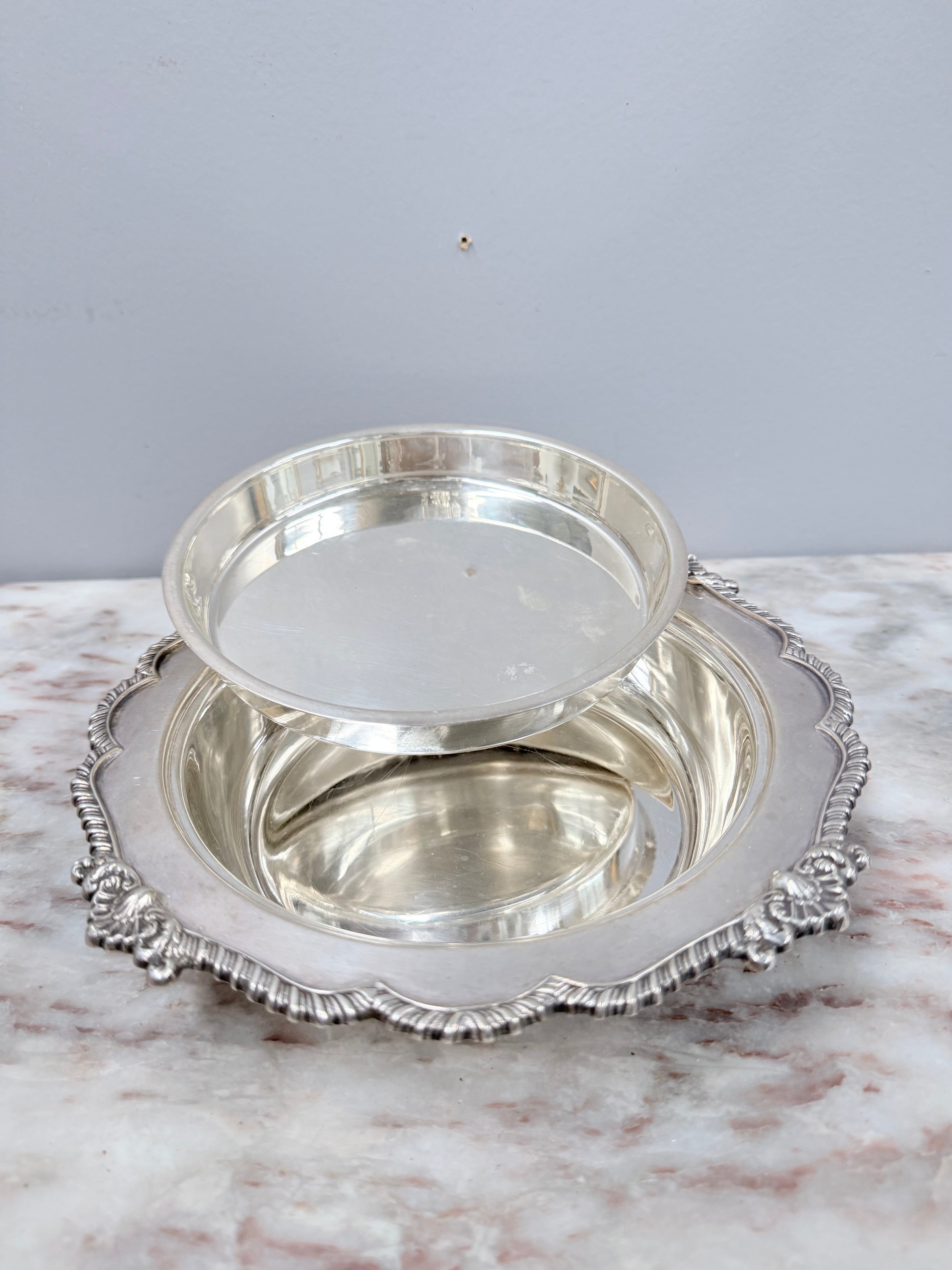Quality "Harrison Brothers" Silver Plated Muffin / Warming Dish & Cover | Antique & Vintage | Moonee Ponds Antiques | Australia Wide Delivery