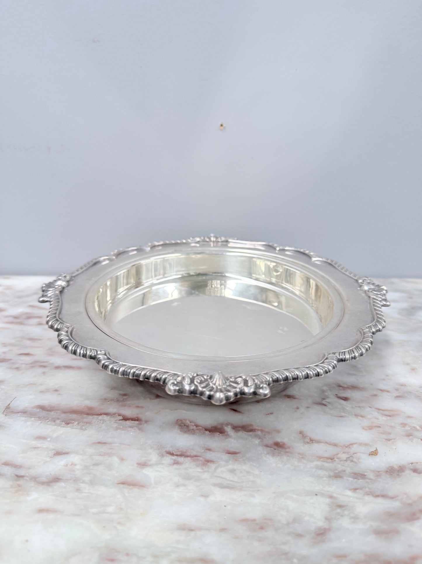 Quality "Harrison Brothers" Silver Plated Muffin / Warming Dish & Cover