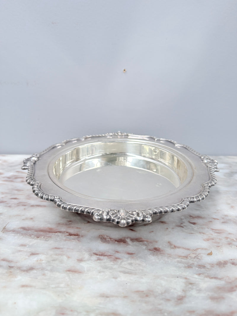 Quality "Harrison Brothers" Silver Plated Muffin / Warming Dish & Cover