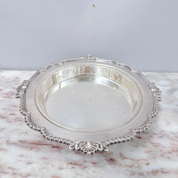 Quality "Harrison Brothers" Silver Plated Muffin / Warming Dish & Cover
