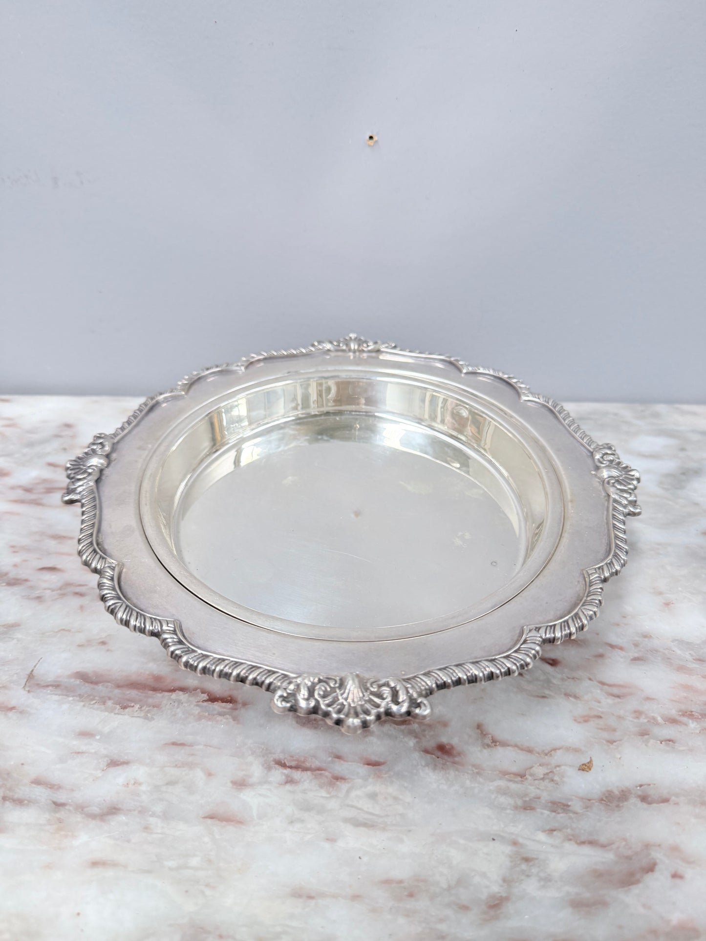 Quality "Harrison Brothers" Silver Plated Muffin / Warming Dish & Cover