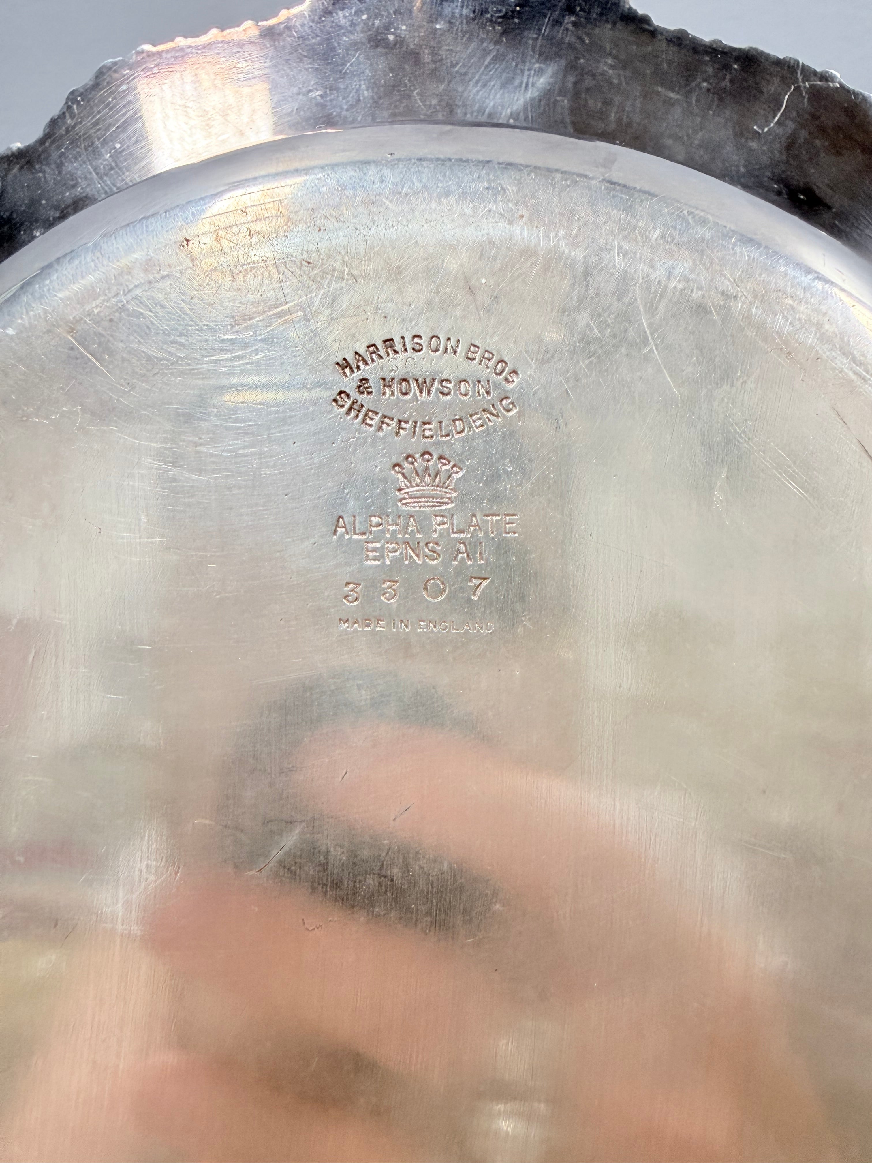 Quality "Harrison Brothers" Silver Plated Muffin / Warming Dish & Cover | Antique & Vintage | Moonee Ponds Antiques | Australia Wide Delivery