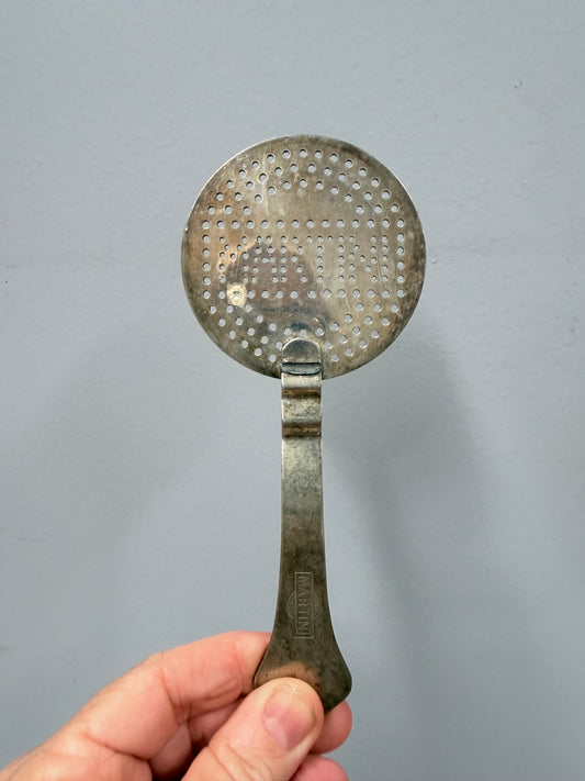Vintage "Martini & RossI Torino" Tray & Cocktail Strainer