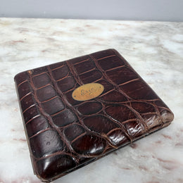 Vintage Leather Cigarette Carry Case