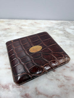 Vintage Leather Cigarette Carry Case | Antique & Vintage | Moonee Ponds Antiques | Australia Wide Delivery