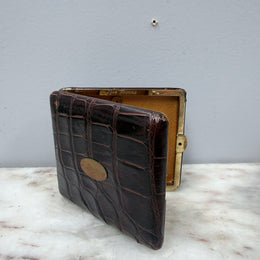 Vintage Leather Cigarette Carry Case