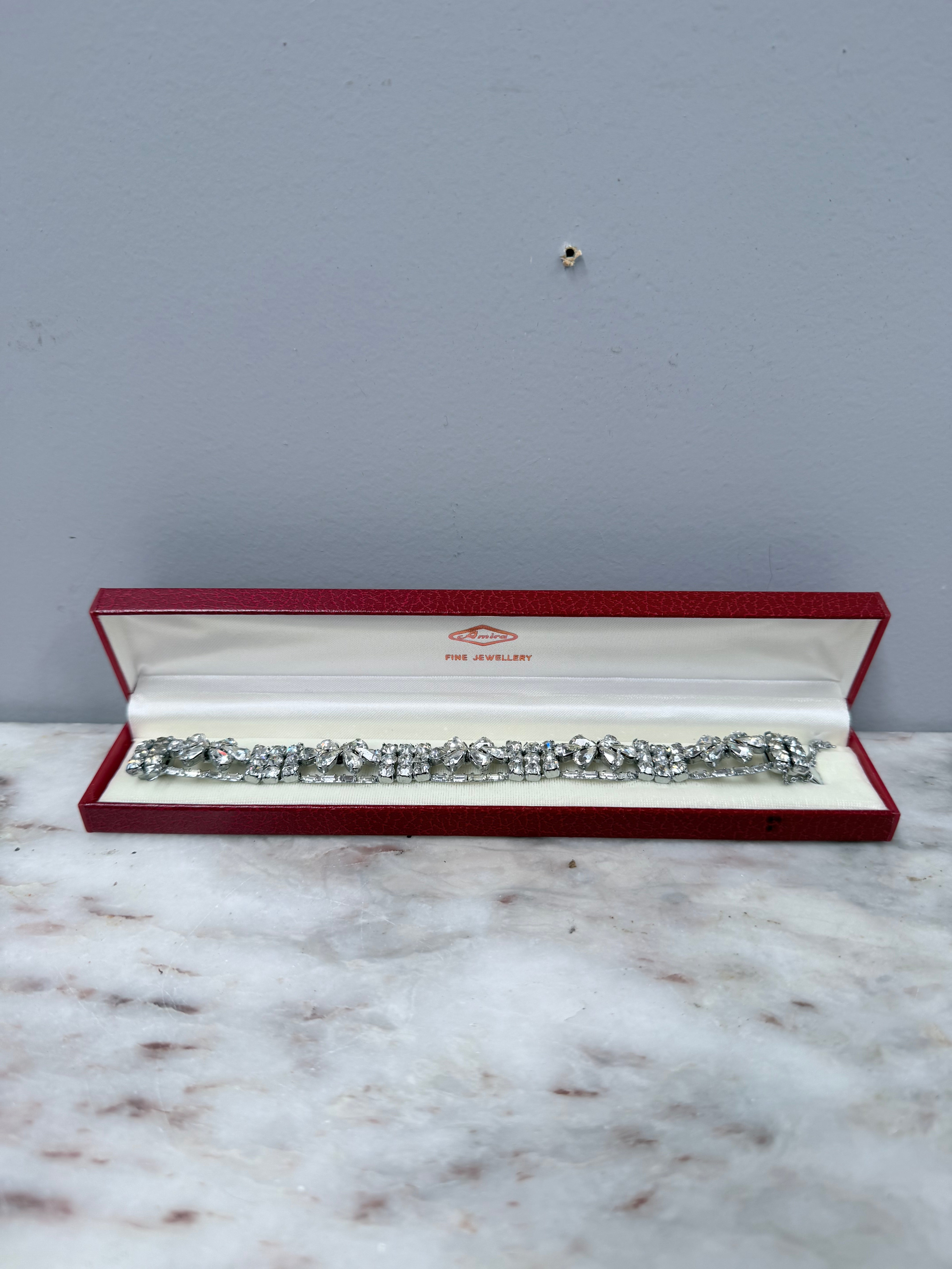 Vintage Rhinestone Crystal Bracelet | Antique & Vintage | Moonee Ponds Antiques | Australia Wide Delivery