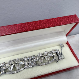 Vintage Rhinestone Crystal Bracelet