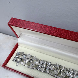 Vintage Rhinestone Crystal Bracelet