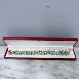 Vintage Rhinestone Crystal Bracelet