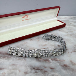 Vintage Rhinestone Crystal Bracelet