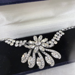 Lovely Vintage 1940's Rhinestone Necklace