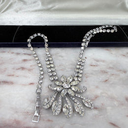 Lovely Vintage 1940's Rhinestone Necklace