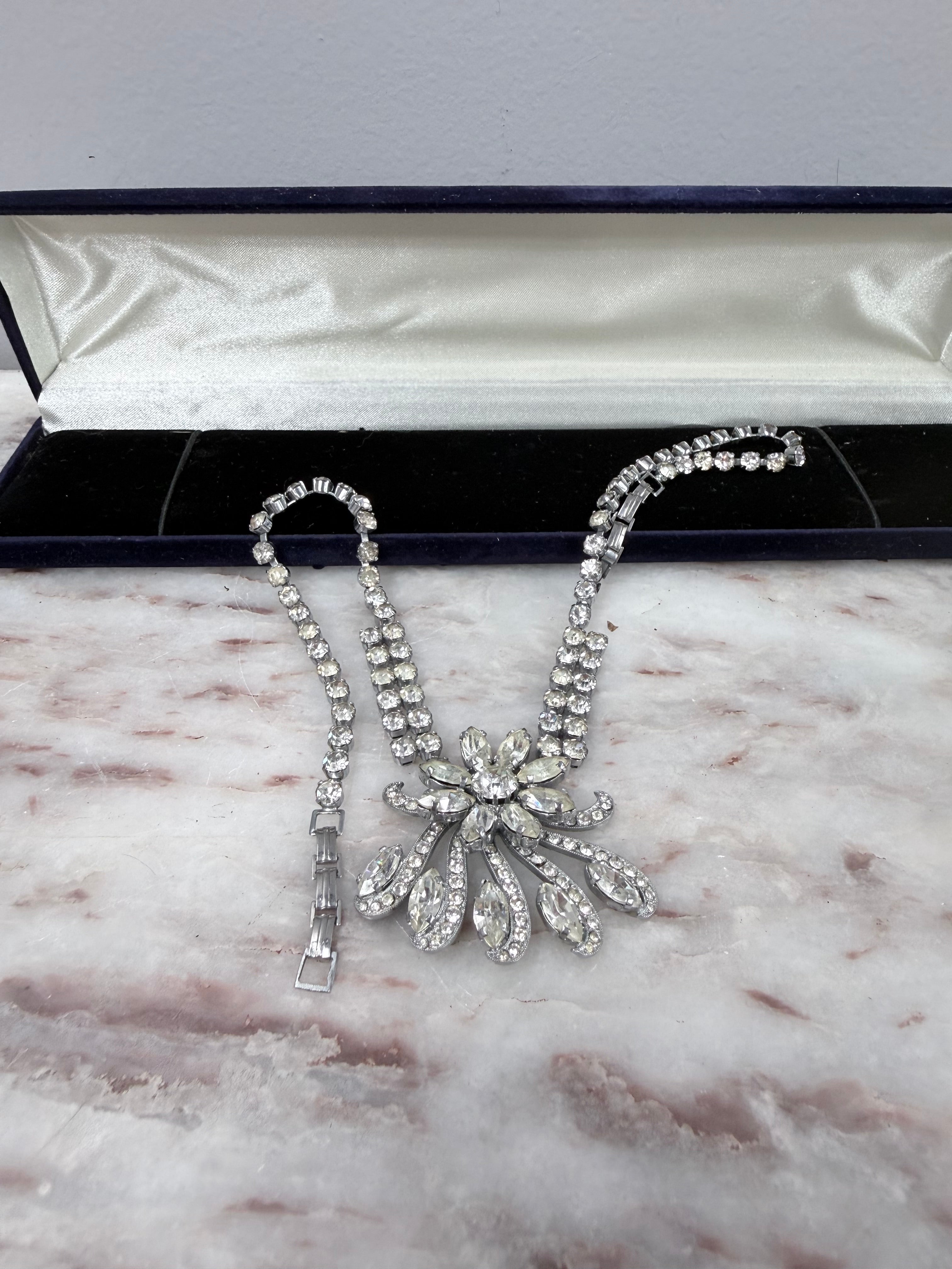 Lovely Vintage 1940's Rhinestone Necklace | Antique & Vintage | Moonee Ponds Antiques | Australia Wide Delivery