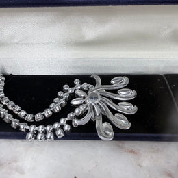 Lovely Vintage 1940's Rhinestone Necklace