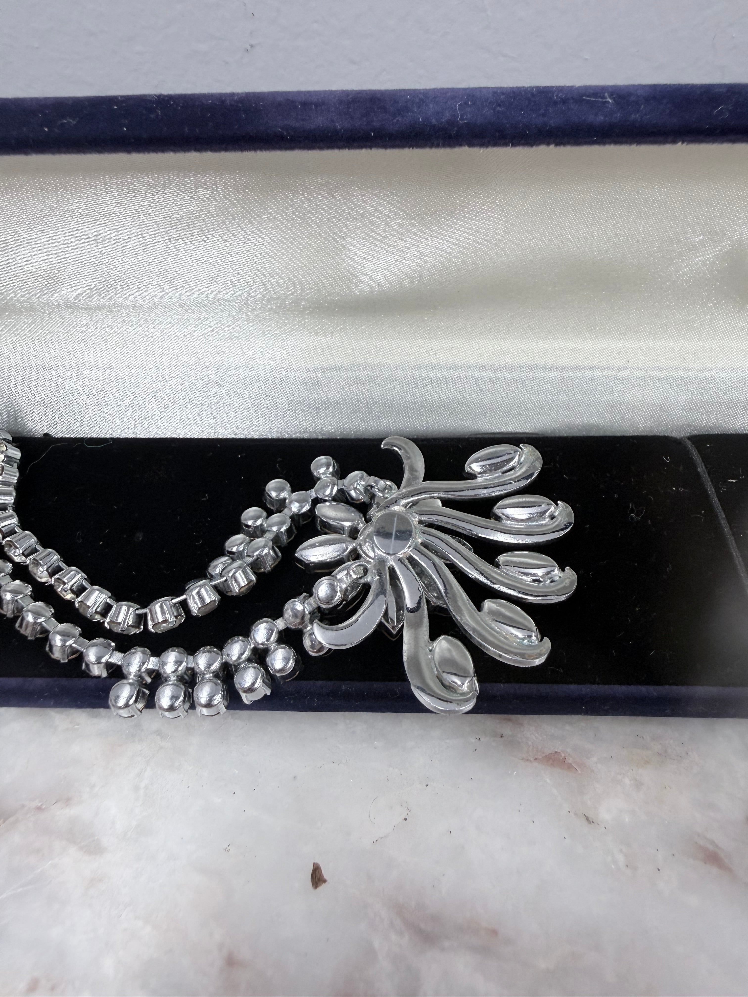 Lovely Vintage 1940's Rhinestone Necklace | Antique & Vintage | Moonee Ponds Antiques | Australia Wide Delivery