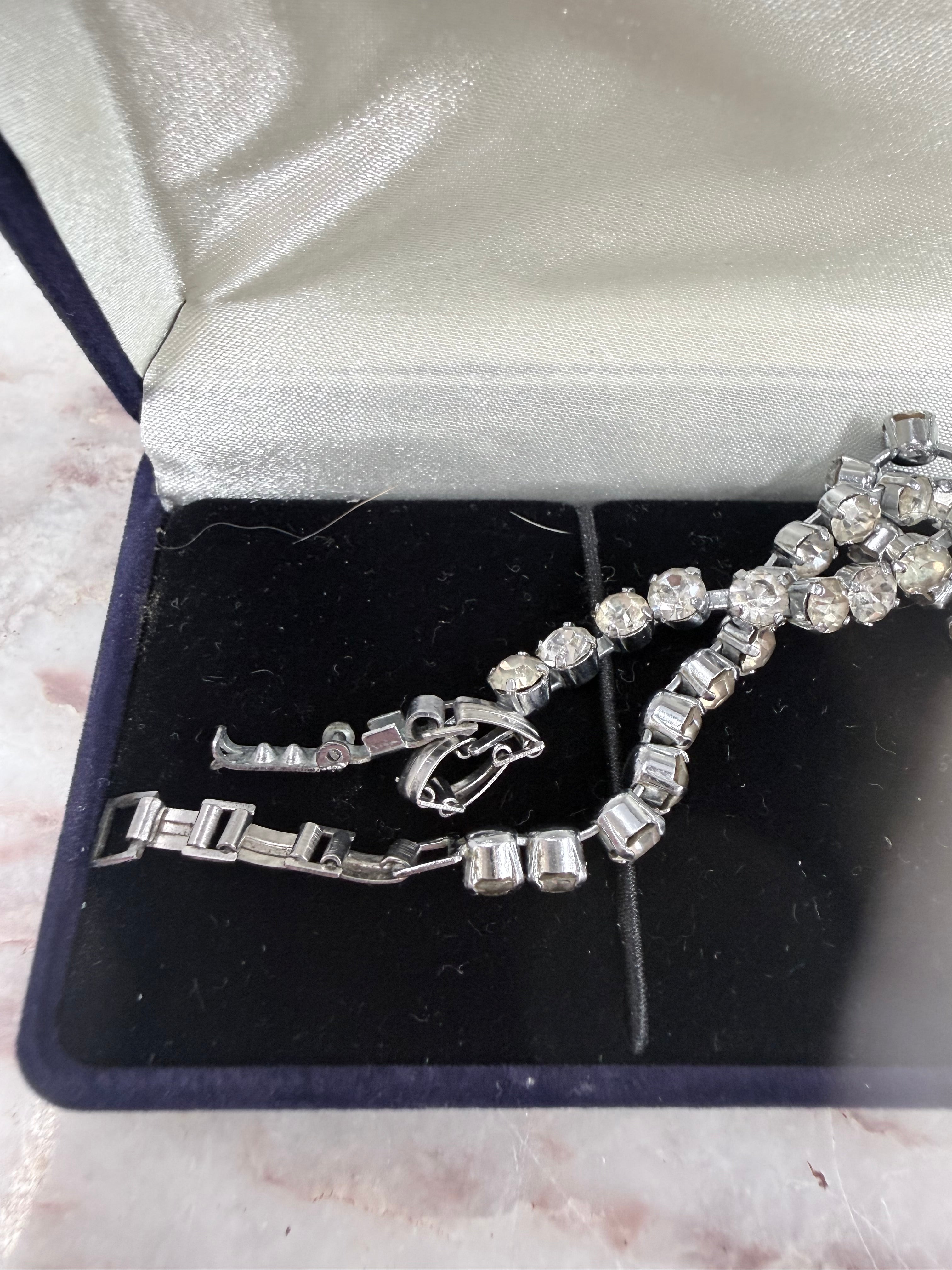 Lovely Vintage 1940's Rhinestone Necklace | Antique & Vintage | Moonee Ponds Antiques | Australia Wide Delivery