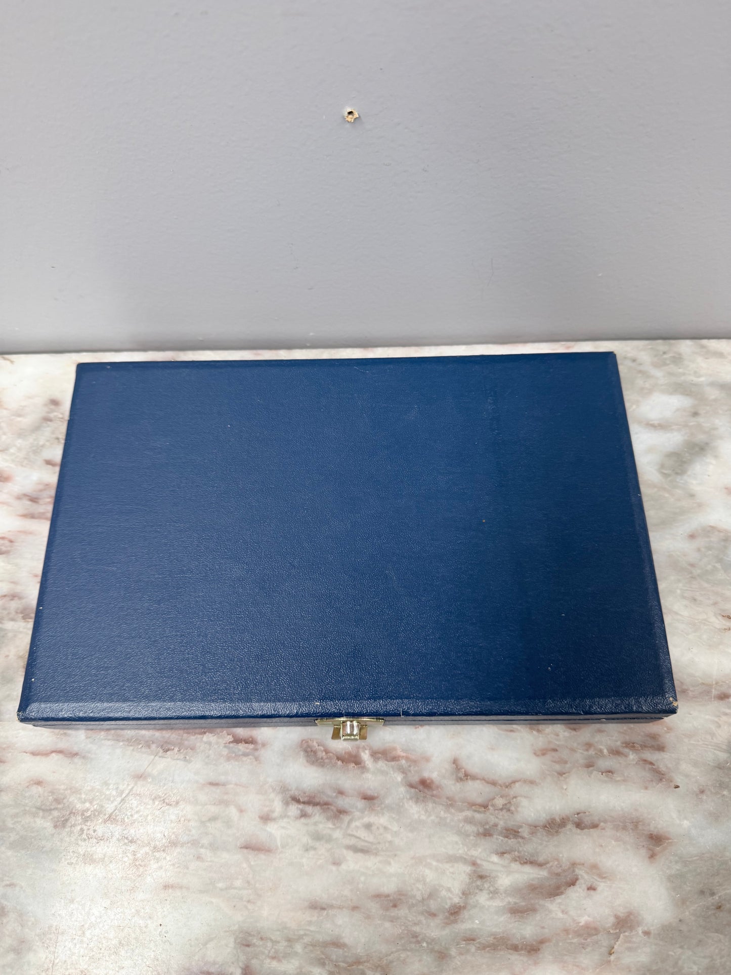 Vintage Set 6 Garden Flower Enamel & Gilt Metal Spoon Set