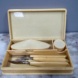 Vintage Xylonite Manicure Dressing Table Set