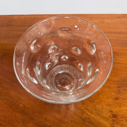 Vintage Mid Century Webb England Bulls Eye Crystal Vase