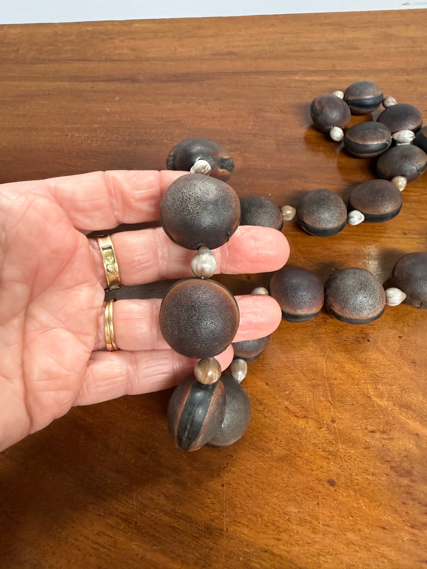 Vintage Tribal Seeds Necklace